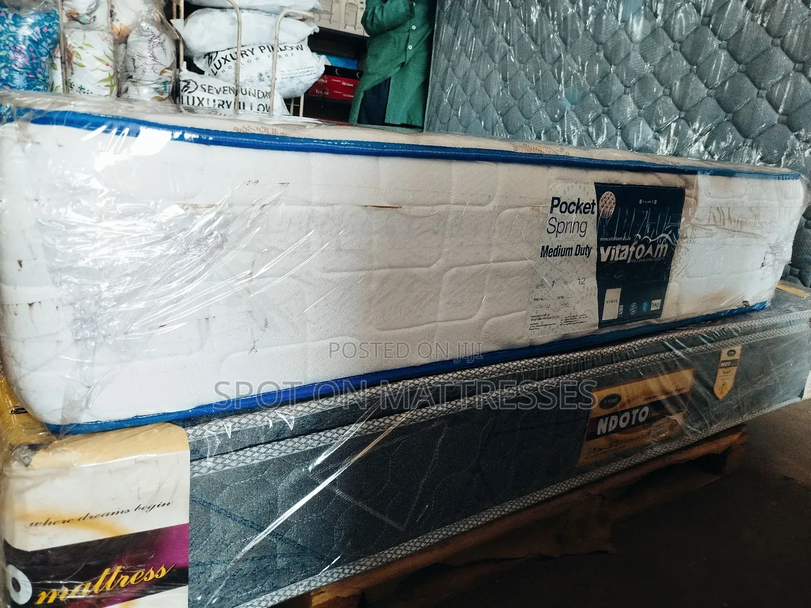 Vitafoam Pocket Spring Mattresses + Free Delivery.