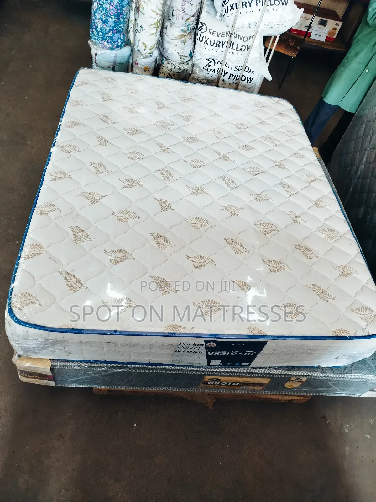 5by6 10inch Vitafoam Pocket Spring Mattresses.
