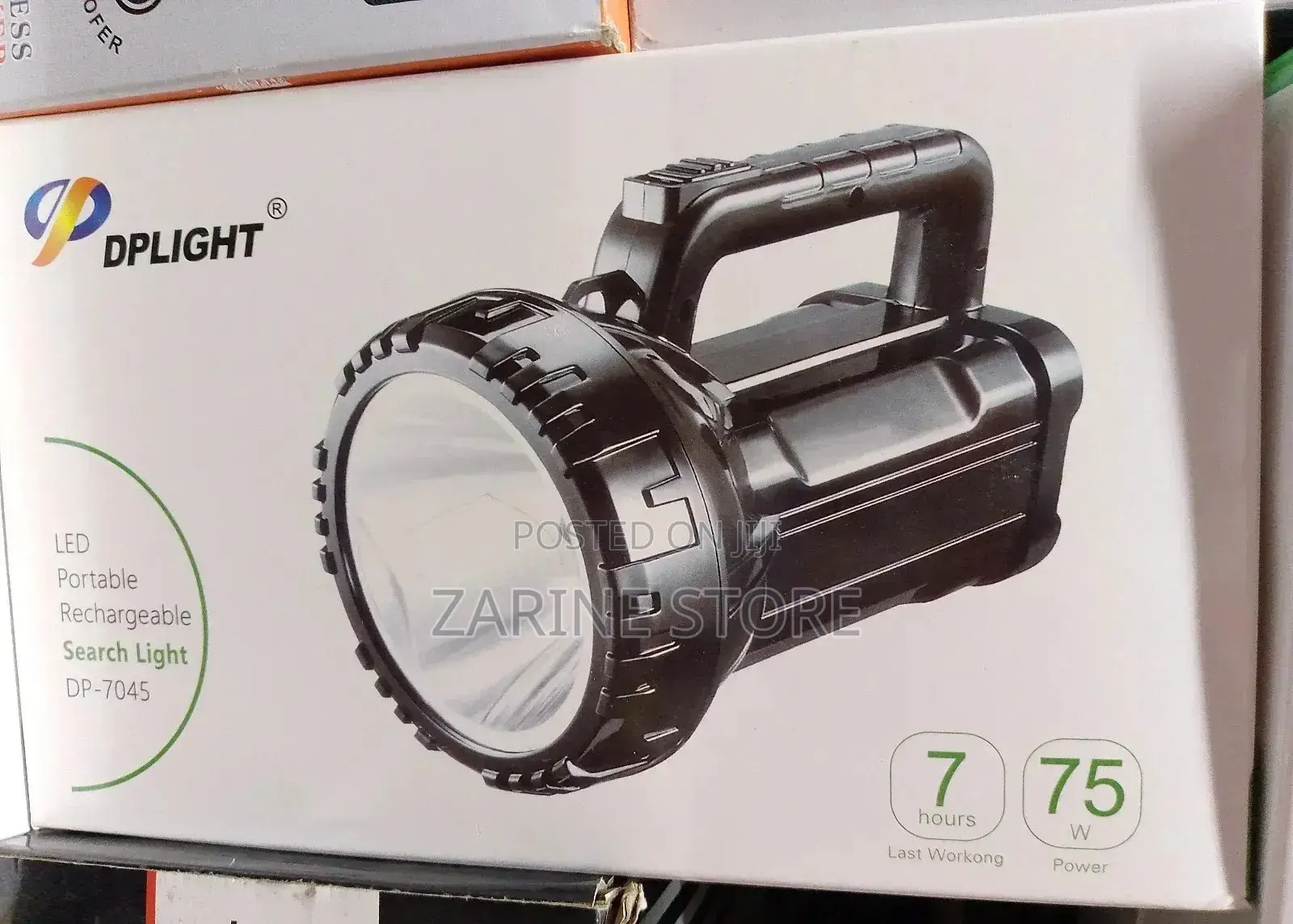 75W DP Light Led Portable Rechargeable Light
