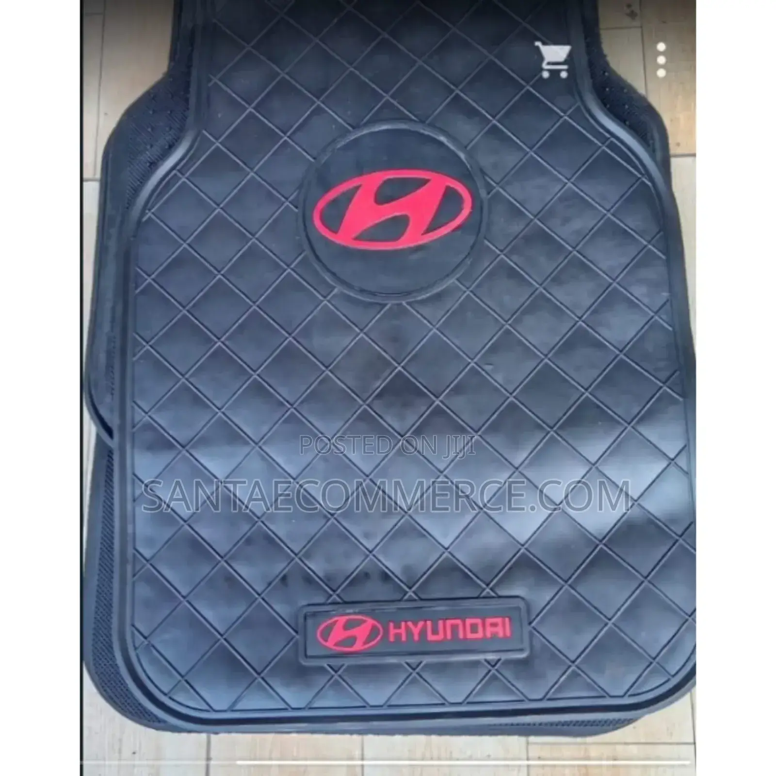Hyundai Branded Rubber Car Floor Mats