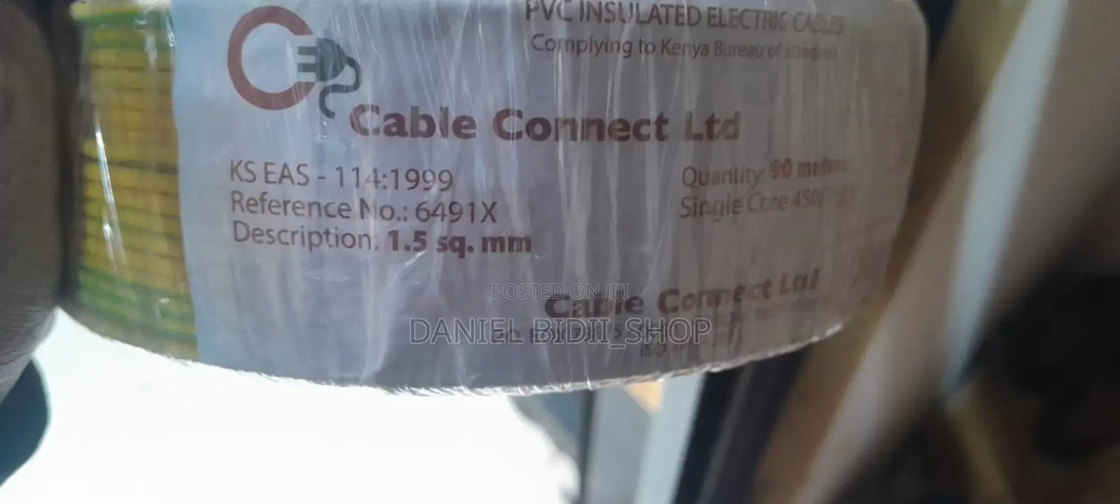 Cable Connect 1.5mm Single Core 90mtr Roll
