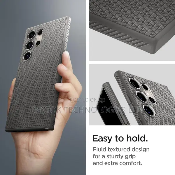 Spigen Liquid Air Case for Samsung 24 Ultra - Granite Gray