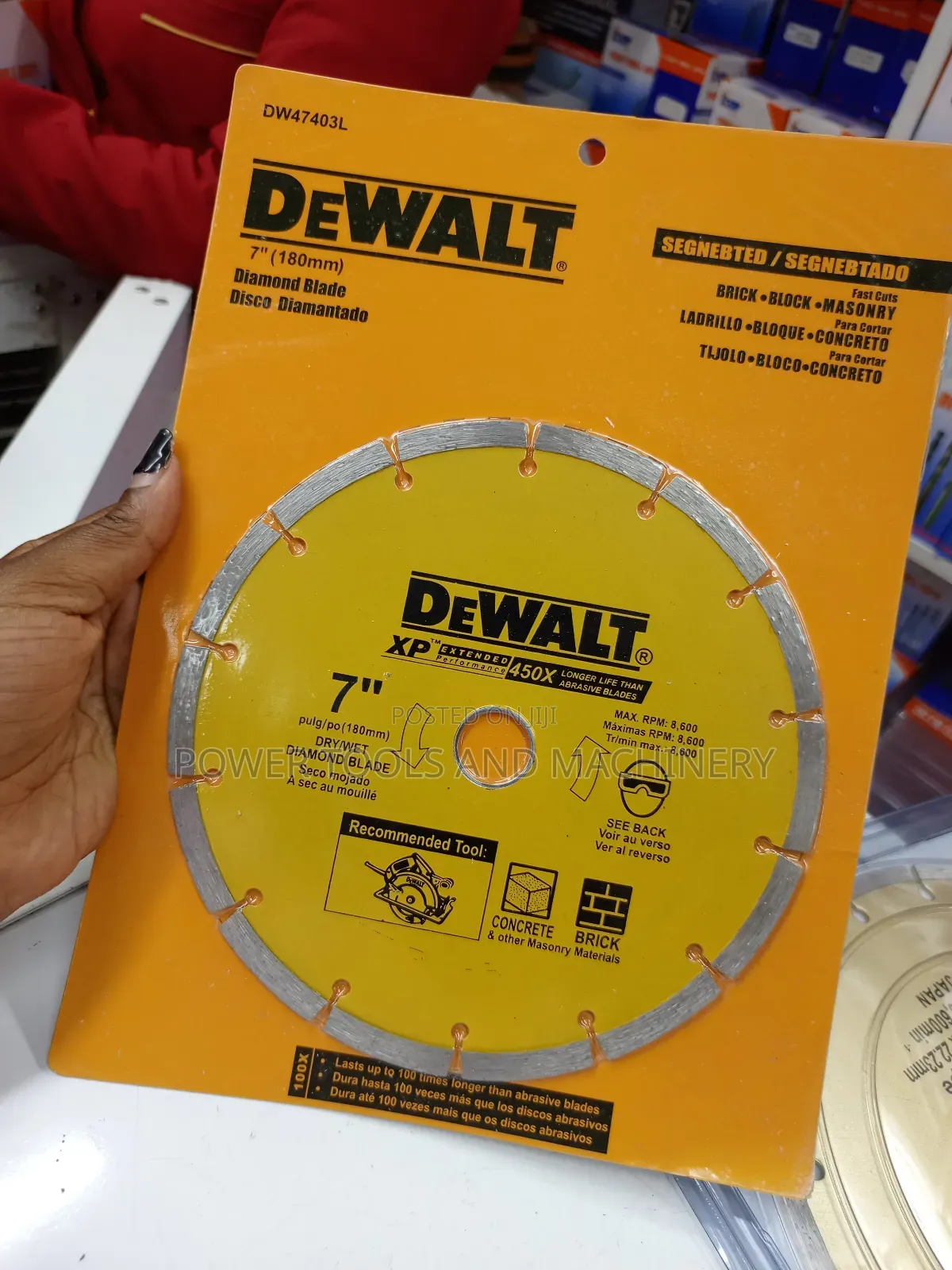 7" Diamond Cutting Disk