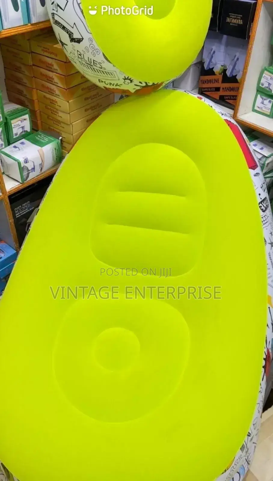 Inflatable Seat(116 *98*83)+ Foot Rest With Pump ••√Π