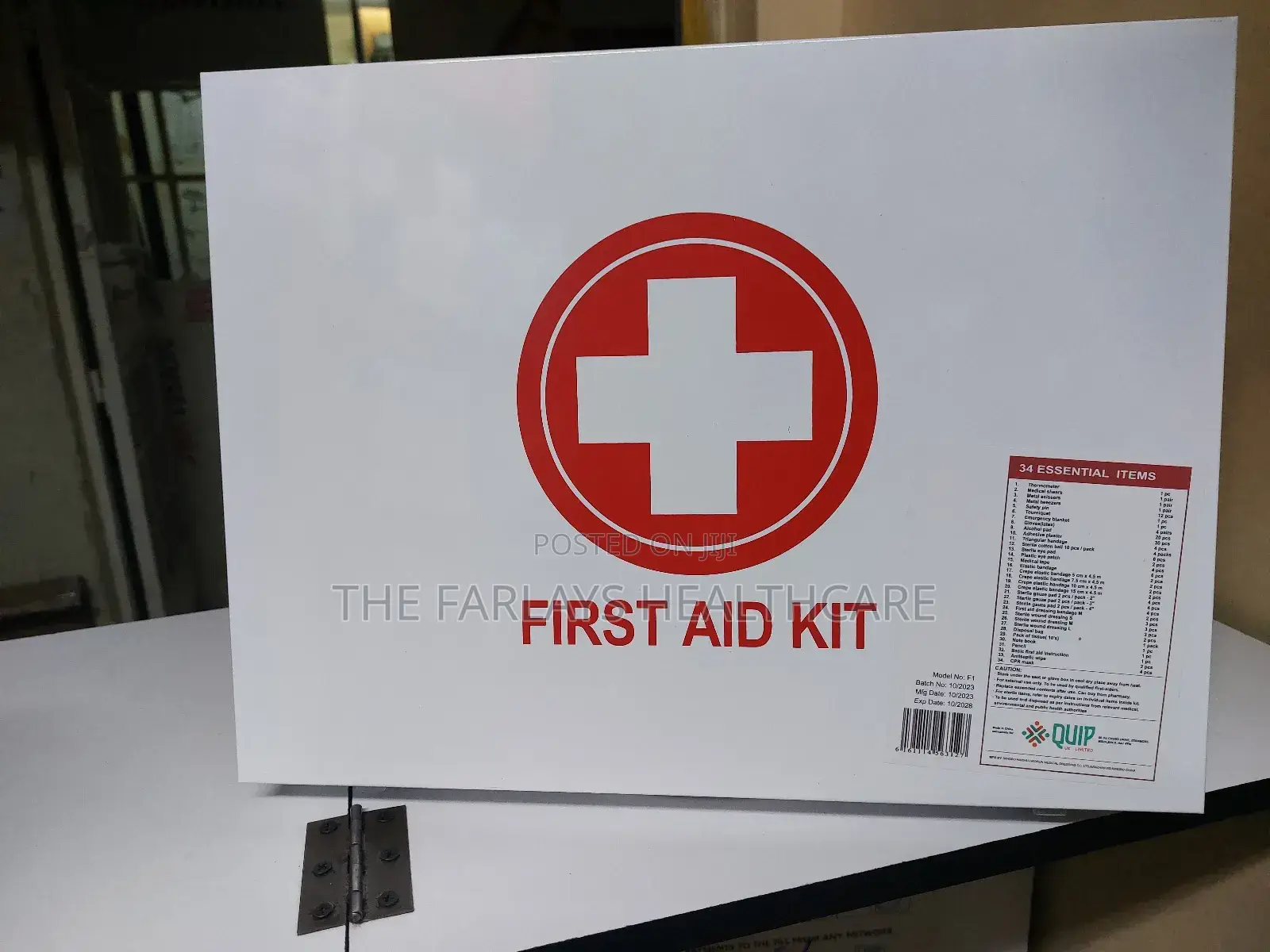 First Aid Kit 34essentials Metallic Box.