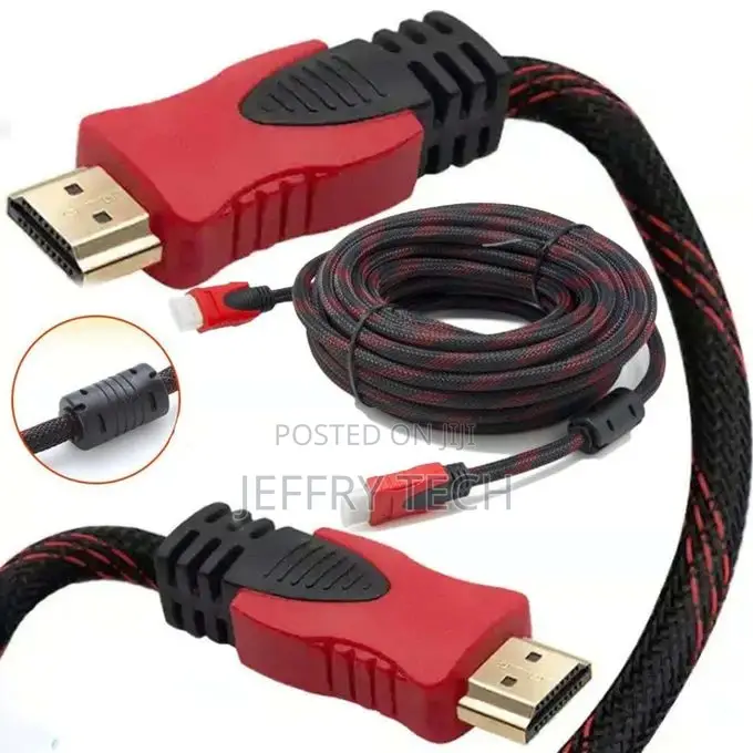 HDMI Cable Nylon Braided V1.4 Gold Plated Full HD 1080P 1.5m