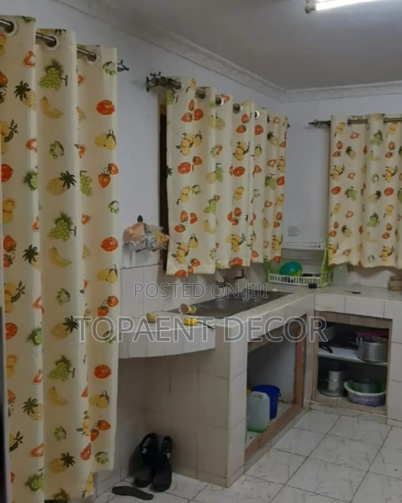 Fruit Themed Window and Door Curtains