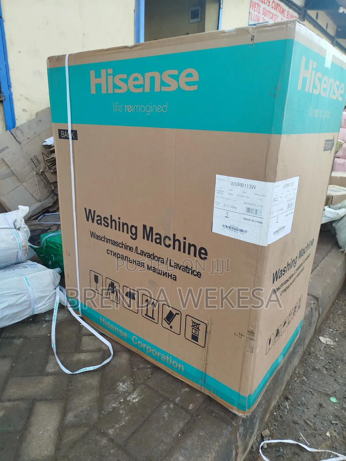 Hisense Wsrb113w Twin Tub 11kg Washing Machine