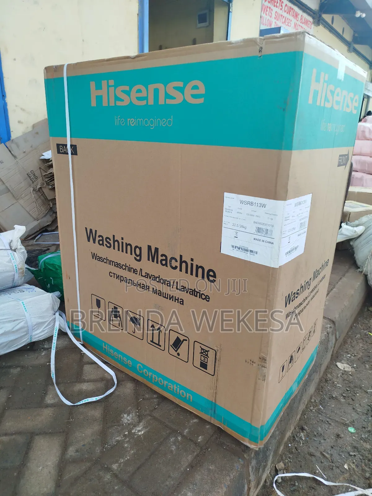 Hisense Wsrb113w Twin Tub 11kg Washing Machine