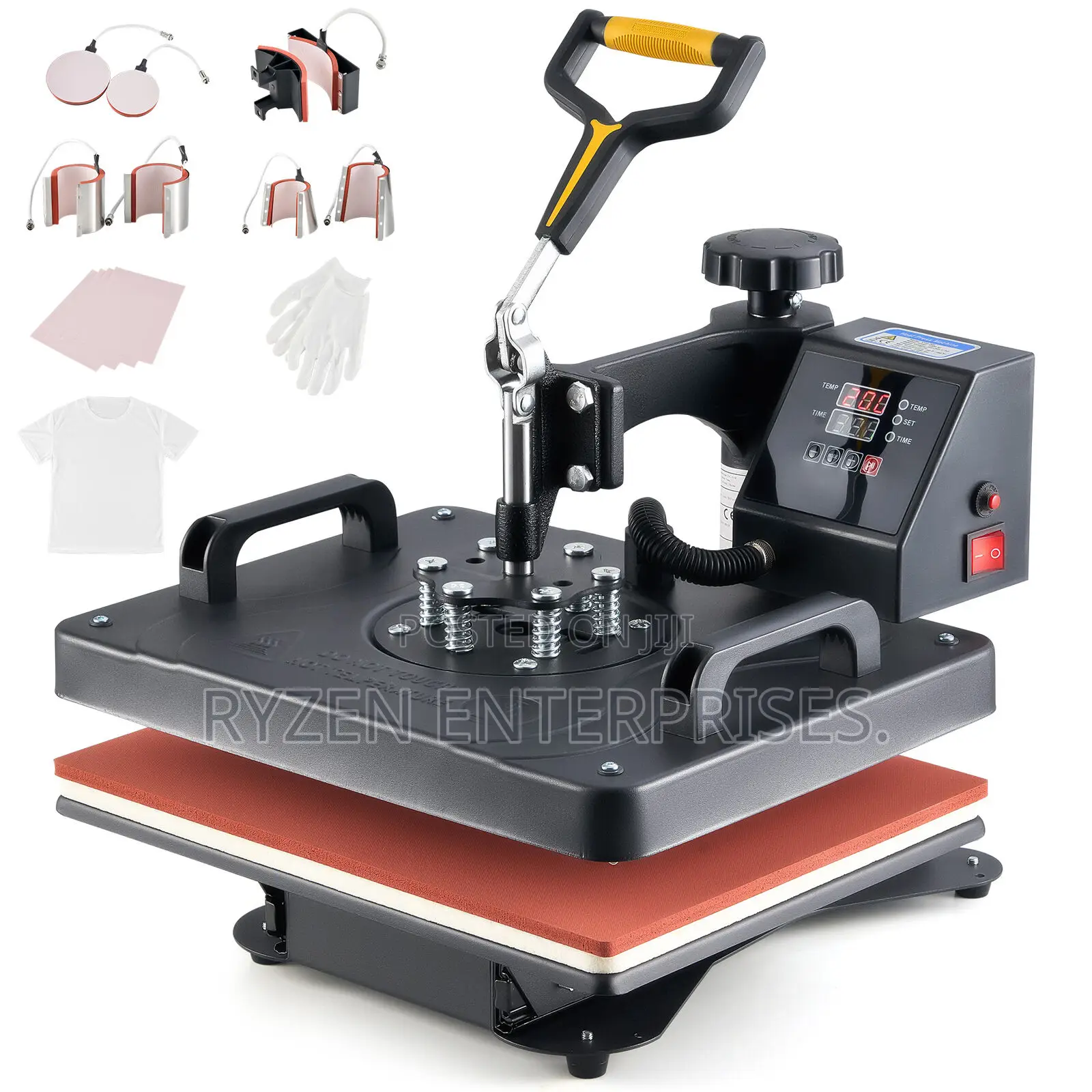 Combo Heat Press Machine (8 In 1),Sublimation Heat Press Mac