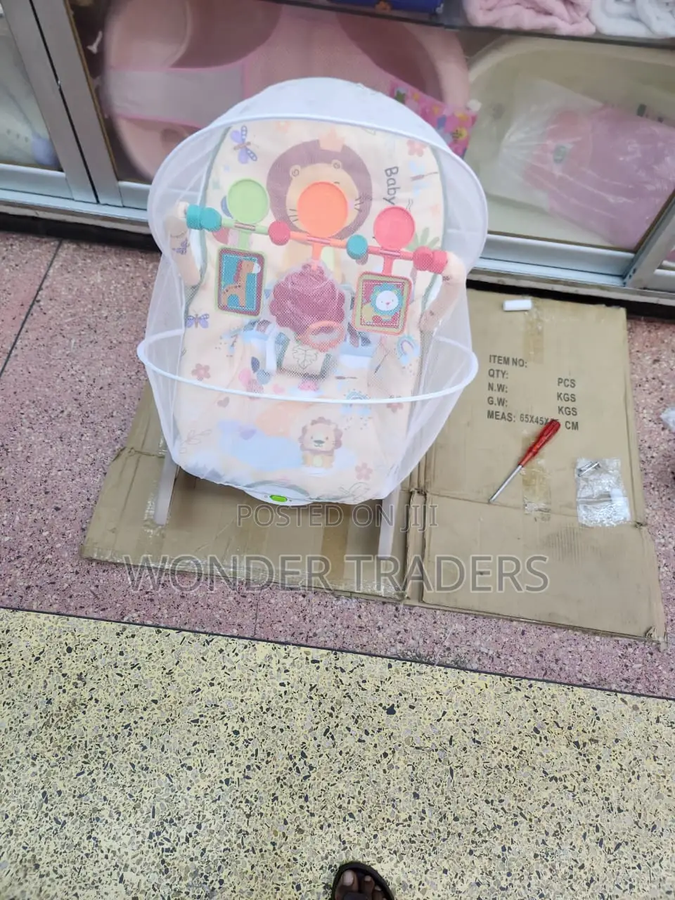 Baby Rocker With Mosquito Net