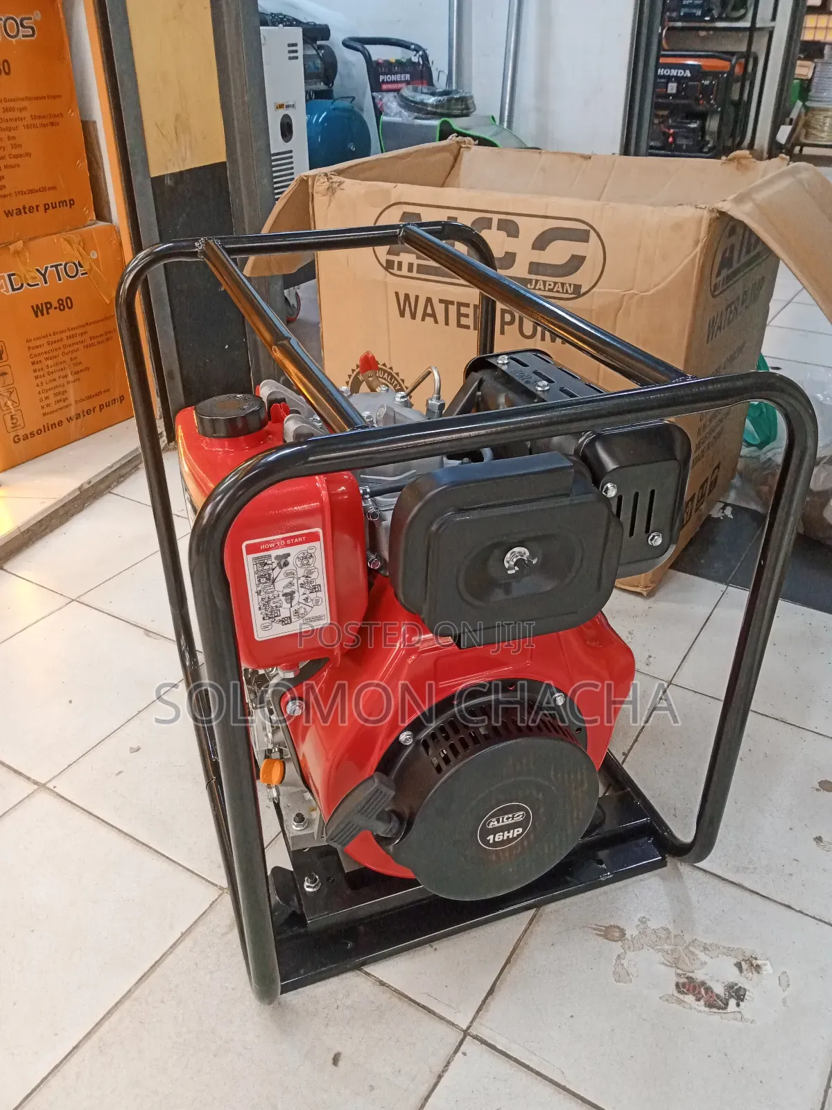 Aico Diesel 3inch 16hp High Pressure Irrigation Pump