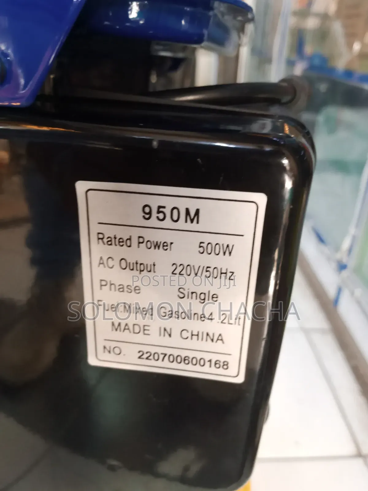 Tiger 500w Gasoline Generator Portable