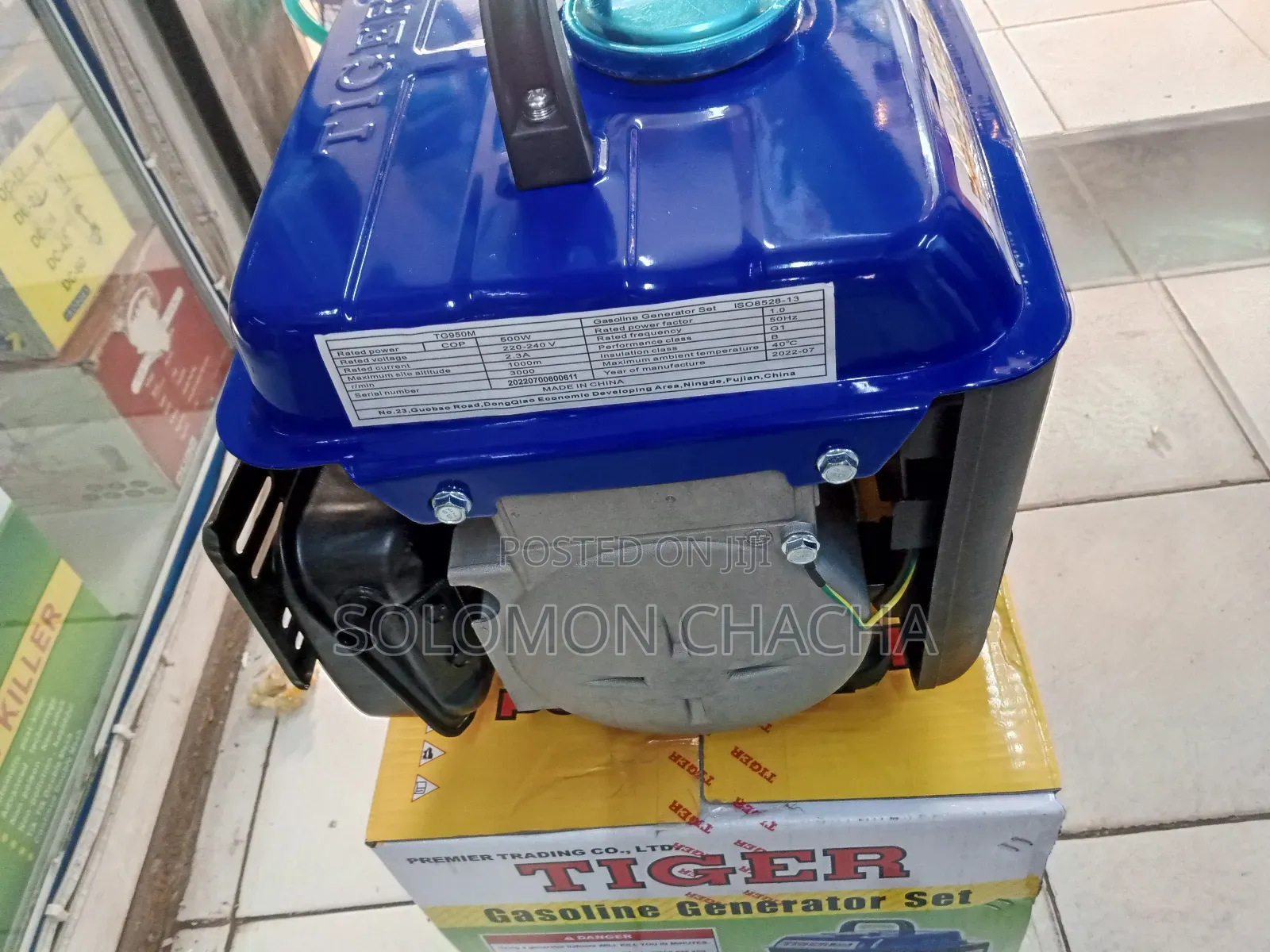 Tiger 500w Gasoline Generator Portable