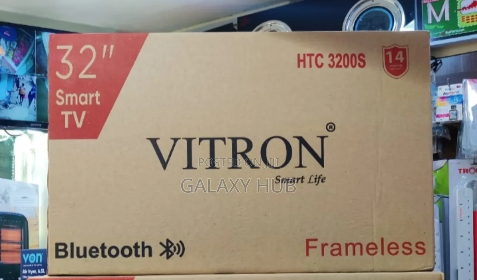 Vitron 32inches Smart Android Frameless With Bluetooth