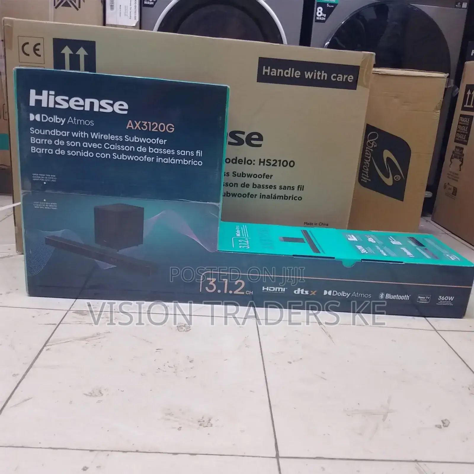 Hisense Soundbar AX3120G 340W With Dolbyatoms.