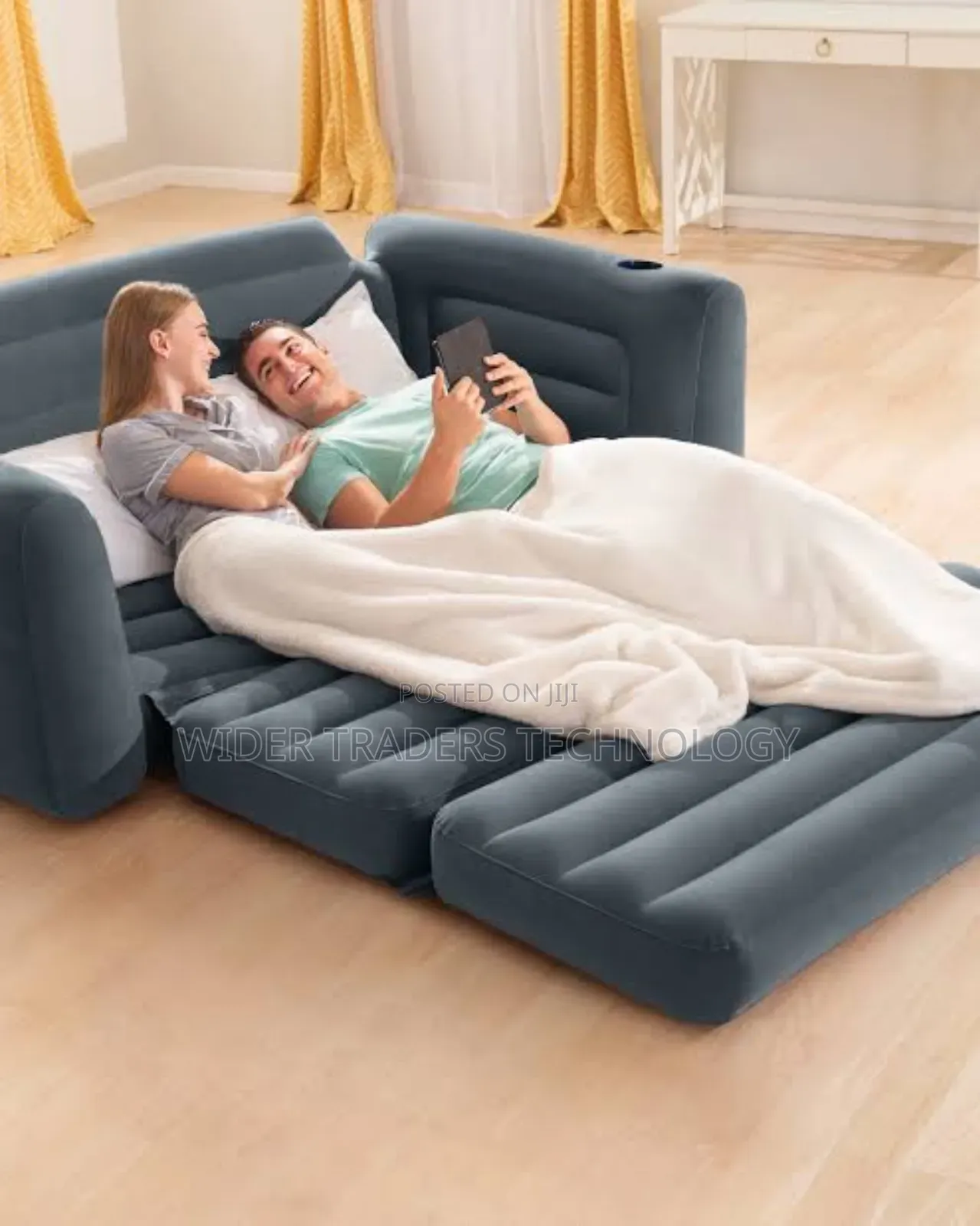 3 Seater Intex Inflatable Pull-Out Sofa FREE Electric PUMP