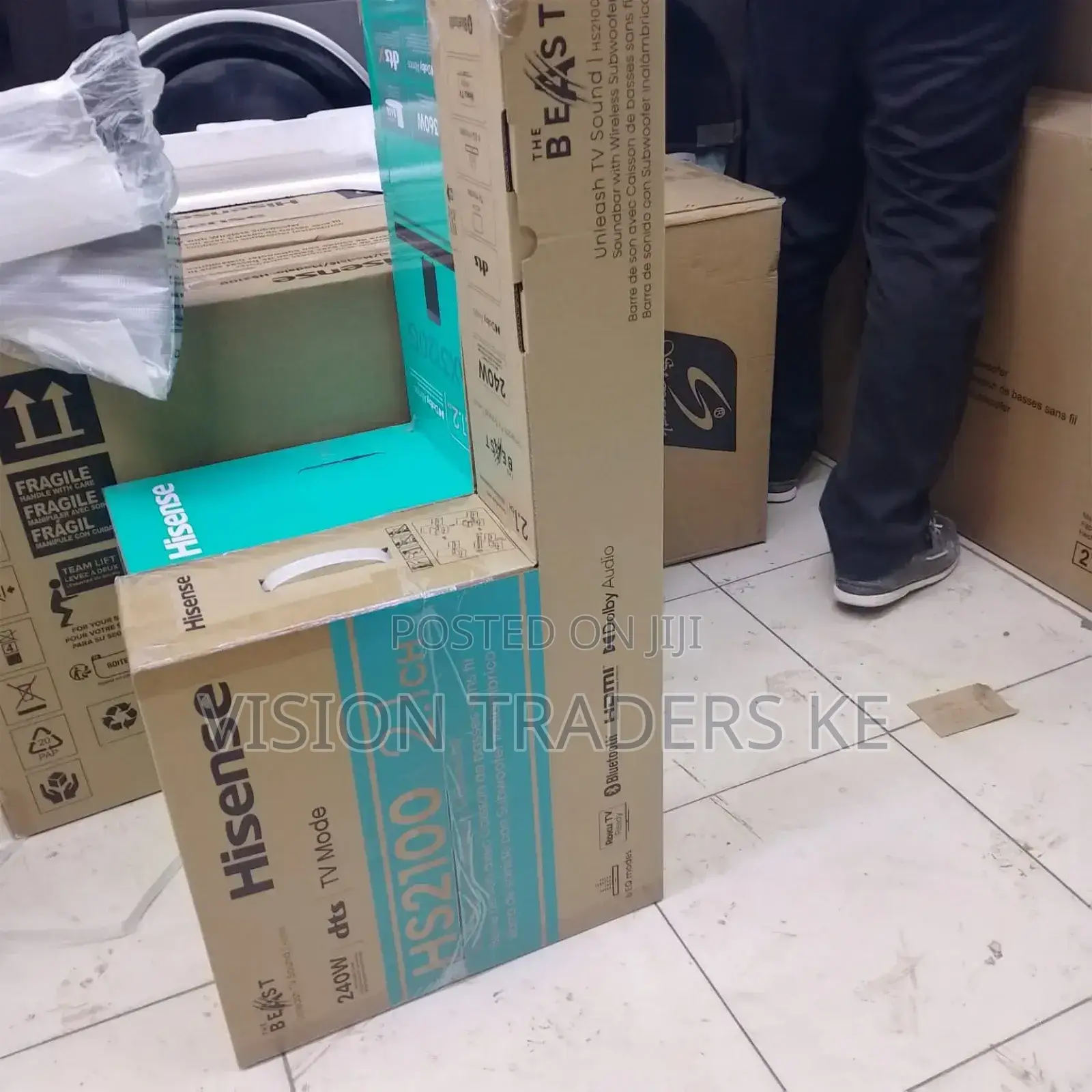 Hisense Soundbar Hs2100 240watts Dolby Audio