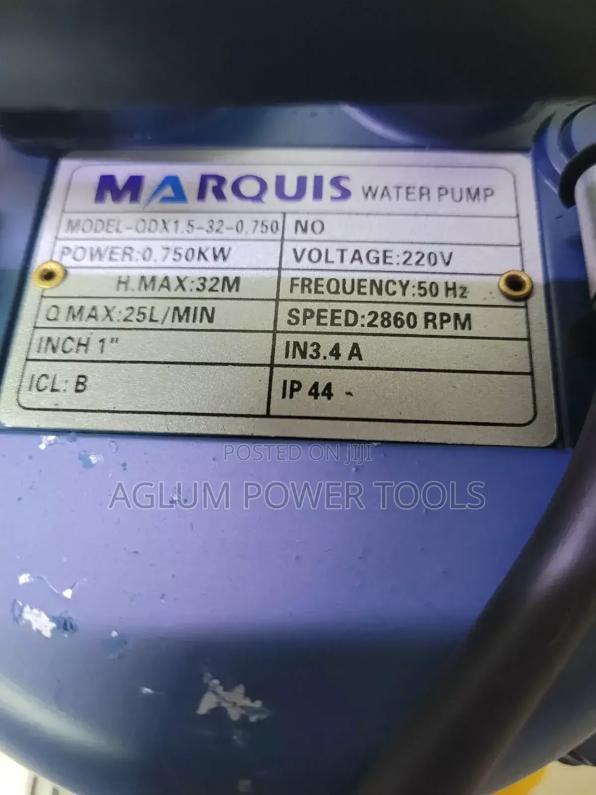 1 Hp Top Marquis Water Pump