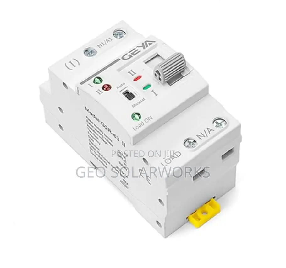 63a 2 Pole Din Rail Automatic Changeover /Transfer Switch