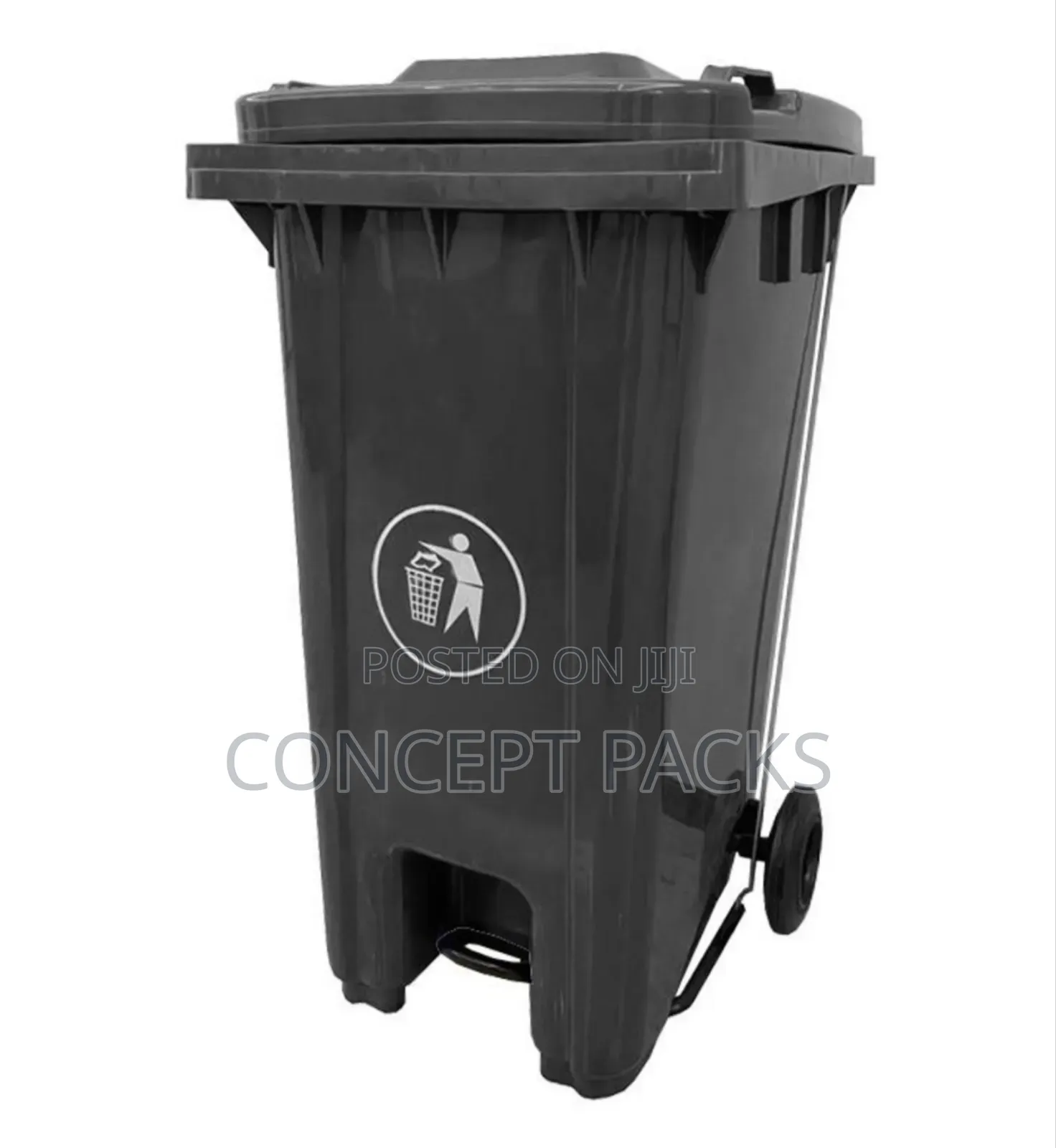 100l Pedal Wheeled Bin With Lid.