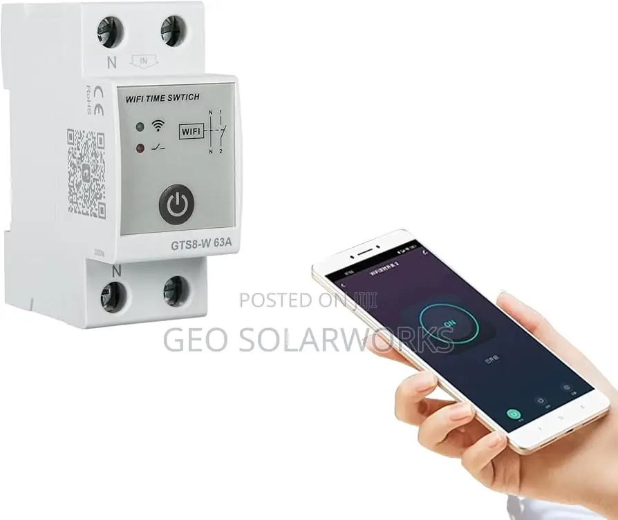 63A 2P Smart Wifi Switch GEYA Intelligent Circuit Breaker