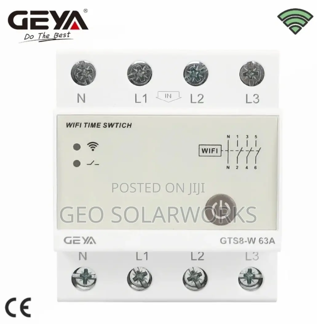 63A 4P Smart Wifi Switch GEYA Intelligent Circuit Breaker