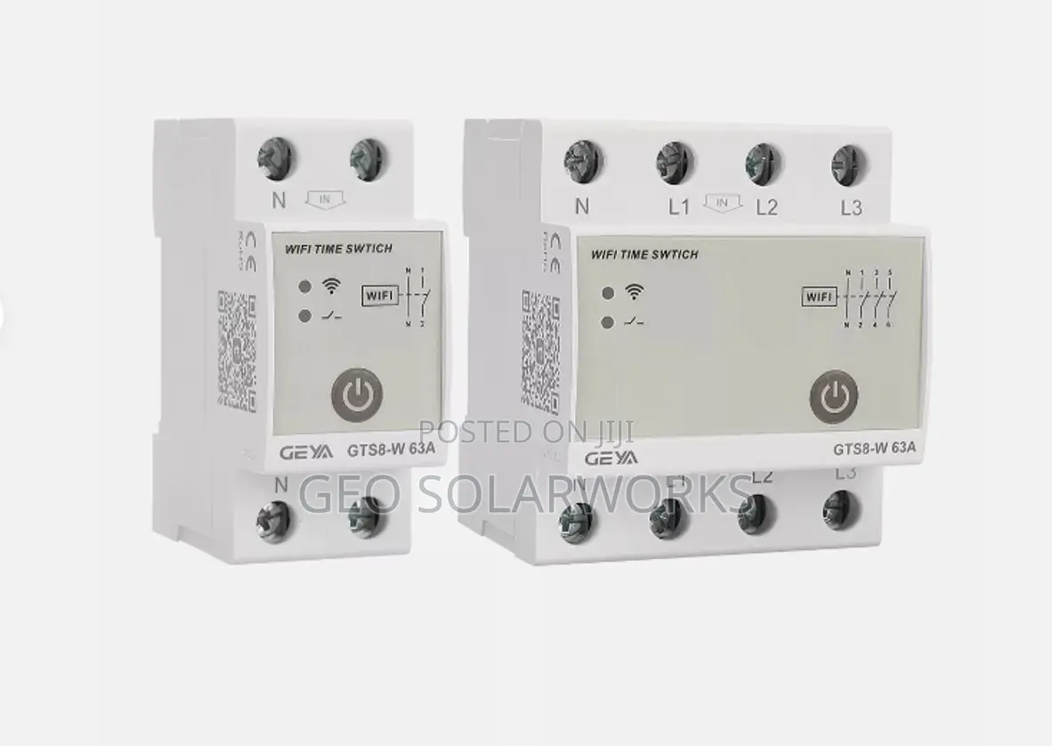 63A 4P Smart Wifi Switch GEYA Intelligent Circuit Breaker