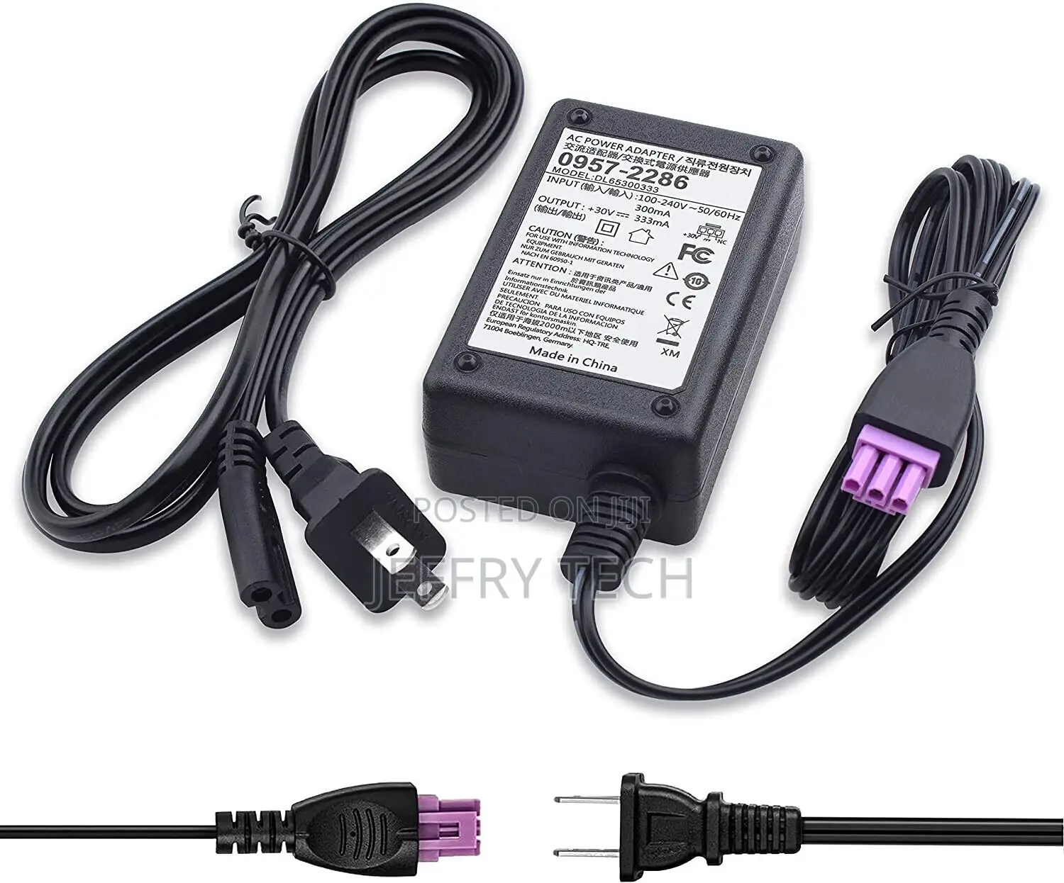 30V 333ma Ac Adapter 0957-2286 for HP Deskjet 1000 1050 1051