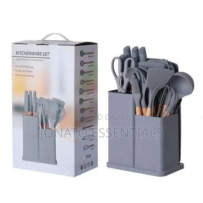 19pc Executive Silicone Spoons and Cutlery Set