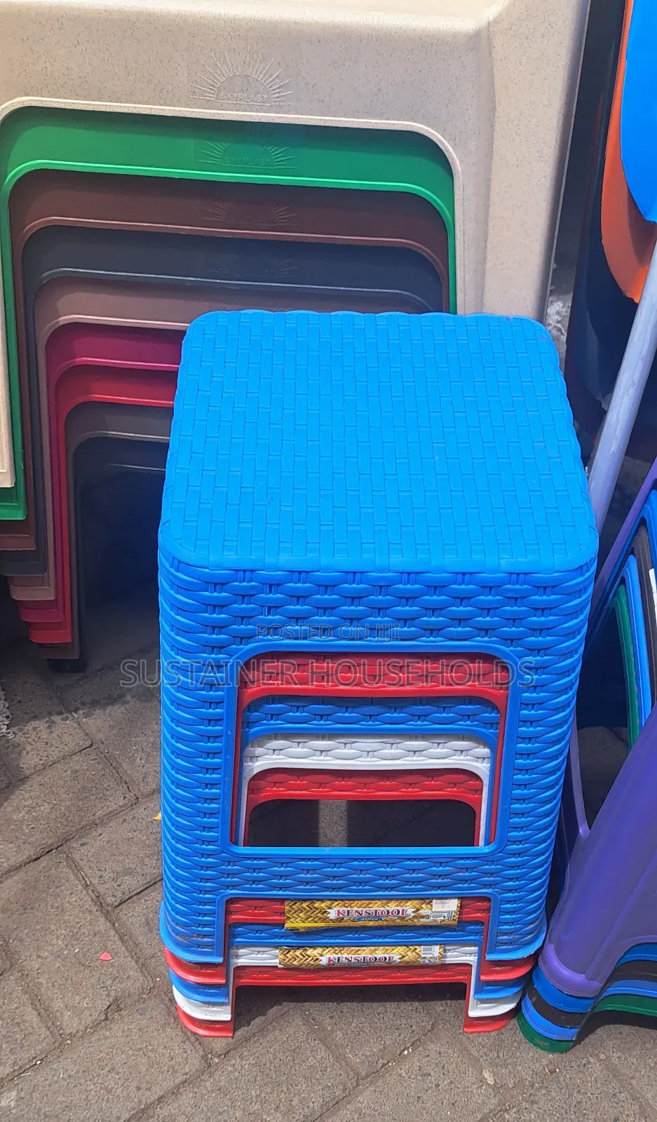 Colourful Plastic Stools