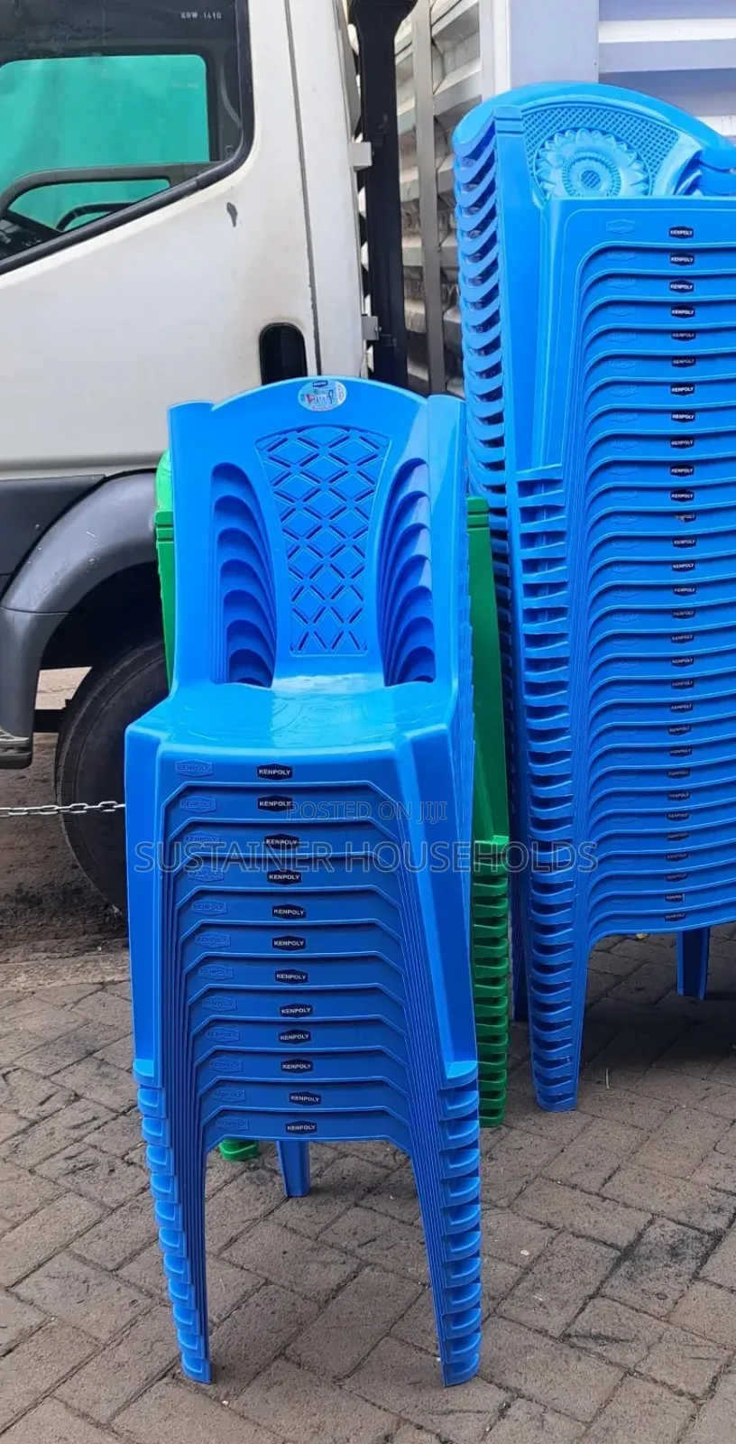 Armrest And Armless Plastic Chairs