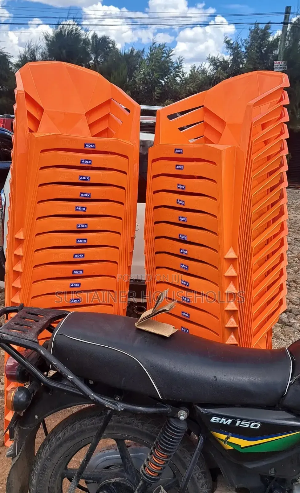 Plastic Chairs With Diamond Pattern