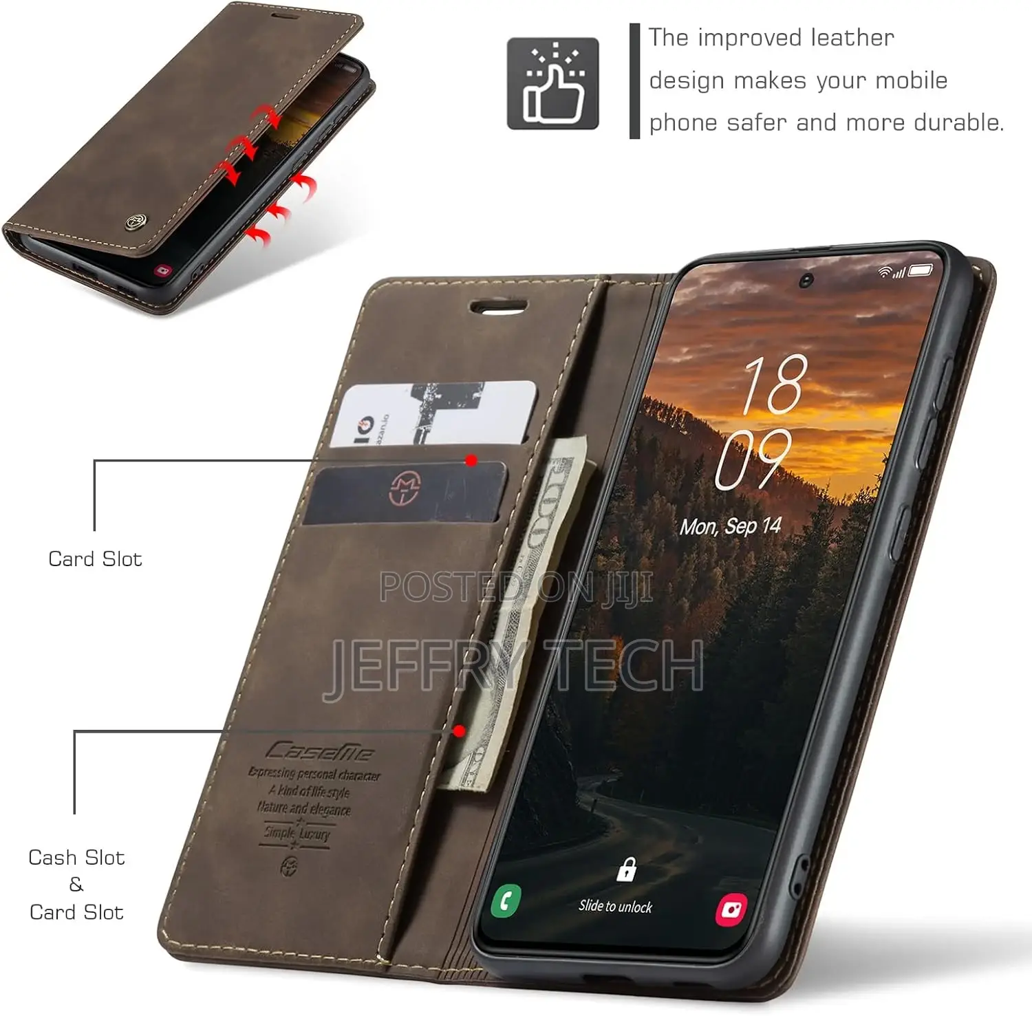 Samsung Galaxy S24 Plus/S24+ Case With ID Credit Card Slot