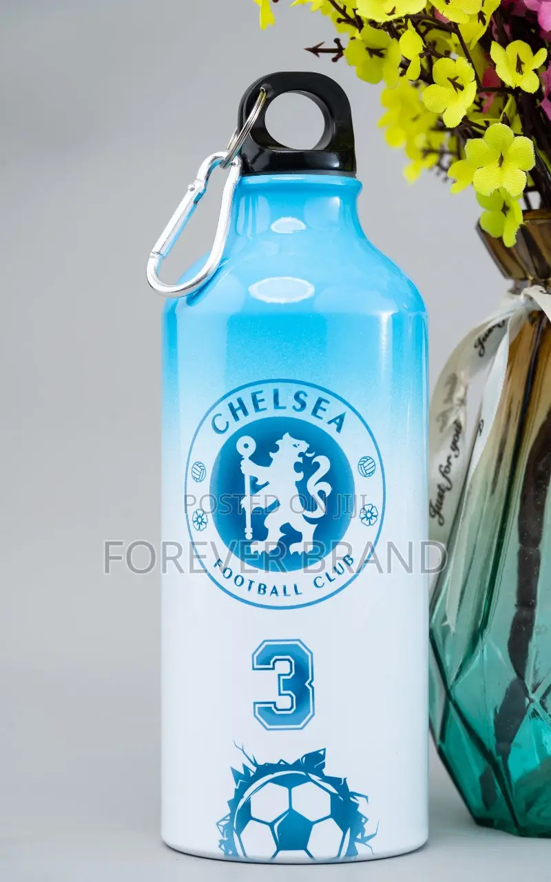 Colored White Water Bottles