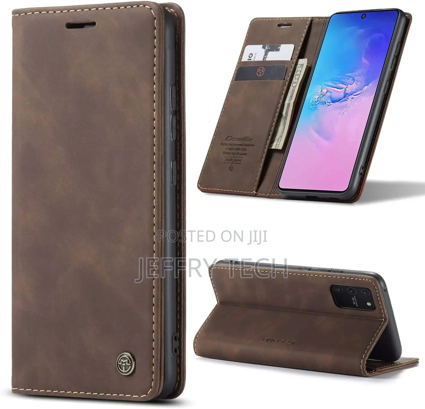 Powe Galaxy S10 Lite Case (2020),Galaxy A91 Case,Leather Wal