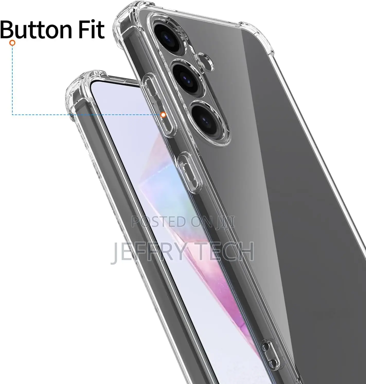 Samsung Galaxy A35 Case, Soft TPU Shock Absorption Flexible