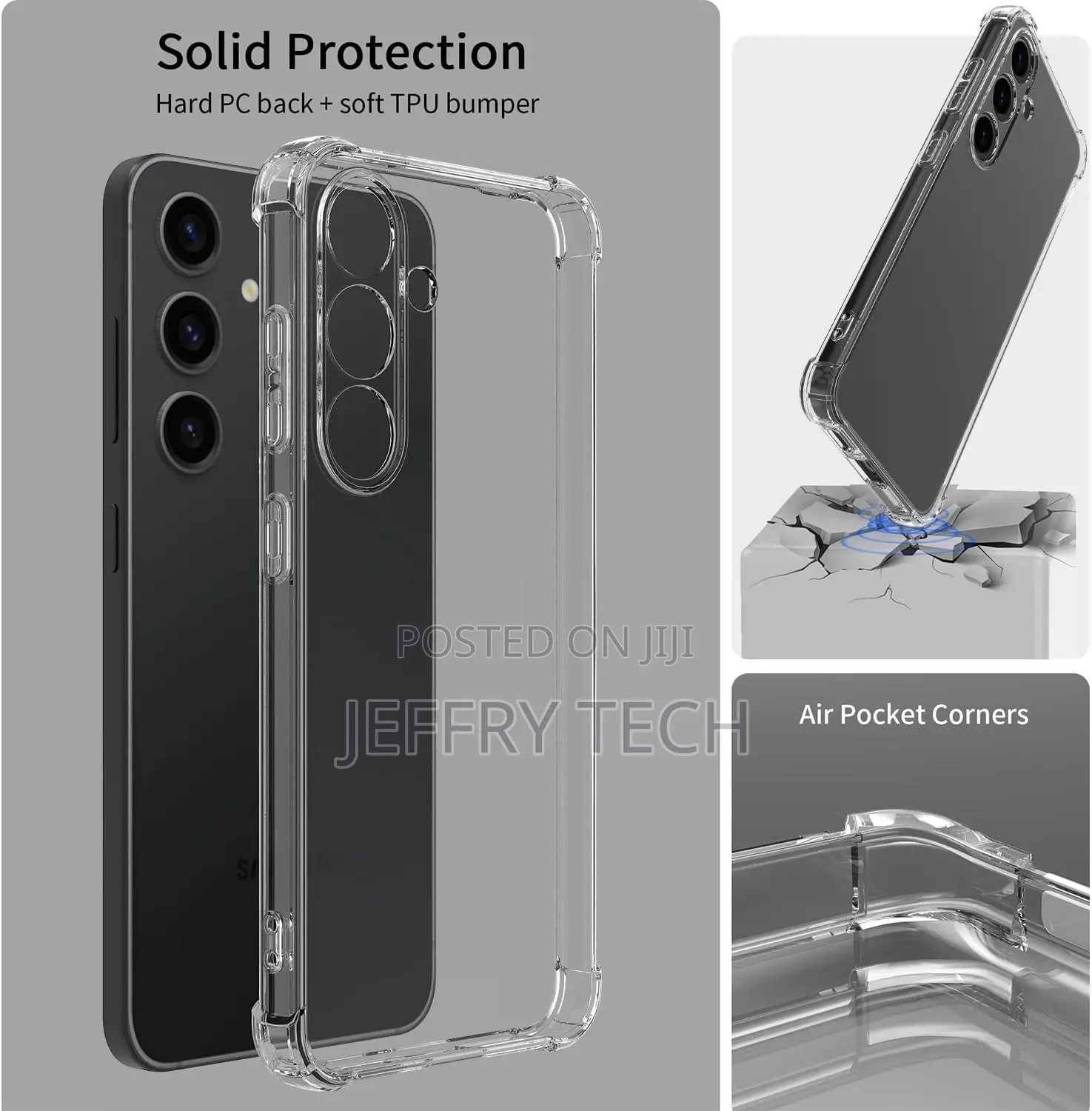 Samsung Galaxy A35 Case, Soft TPU Shock Absorption Flexible