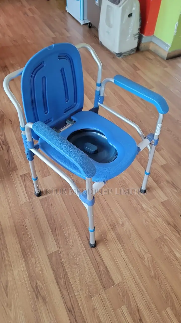 UK Extra Wide Aluminum Toilet Commode Chair