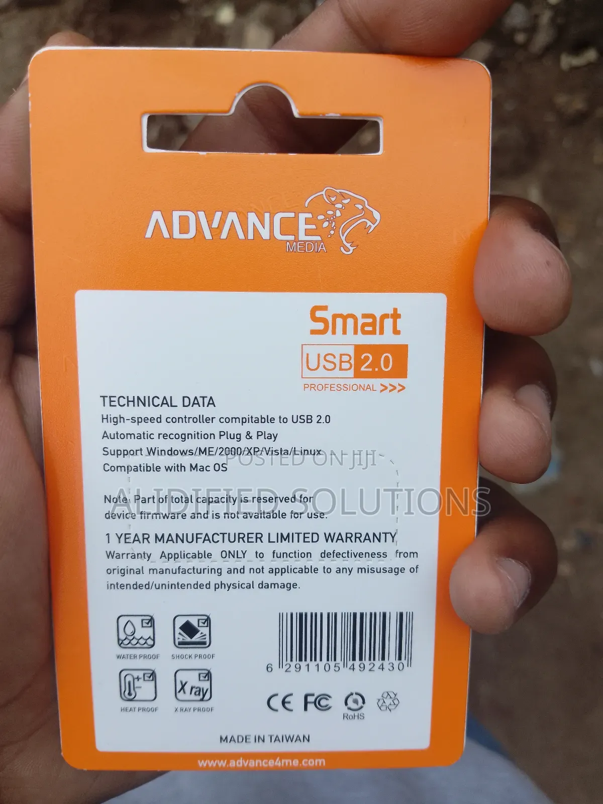 64GB Advance Metallic Flashdisk 2.0 Speed