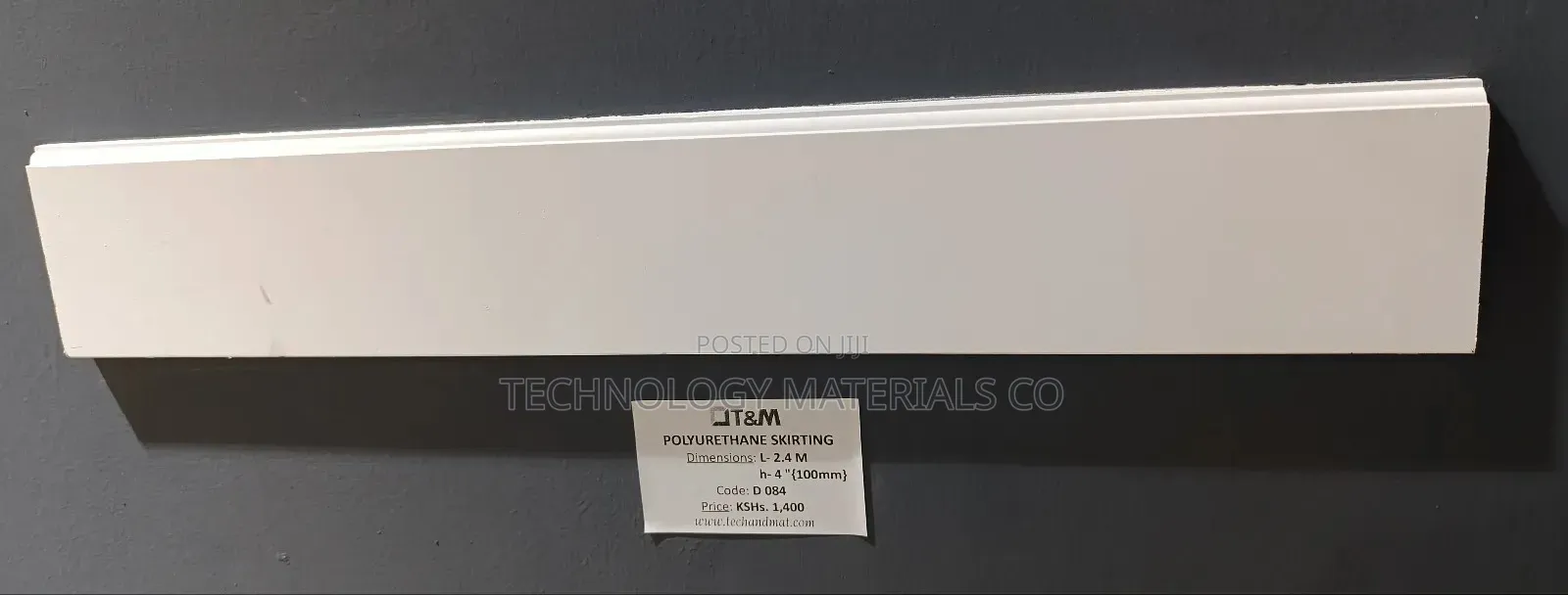 P.U. Skirting Board (4 Inches)
