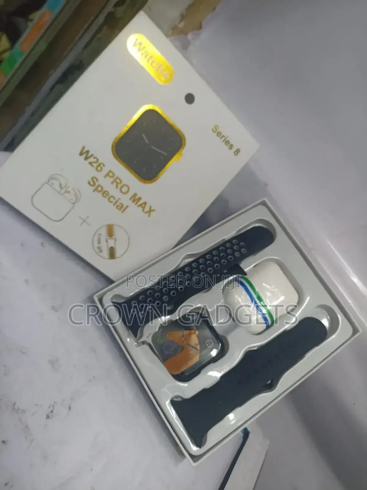 W26 Smartwatch With Active Heart Rate Monitor