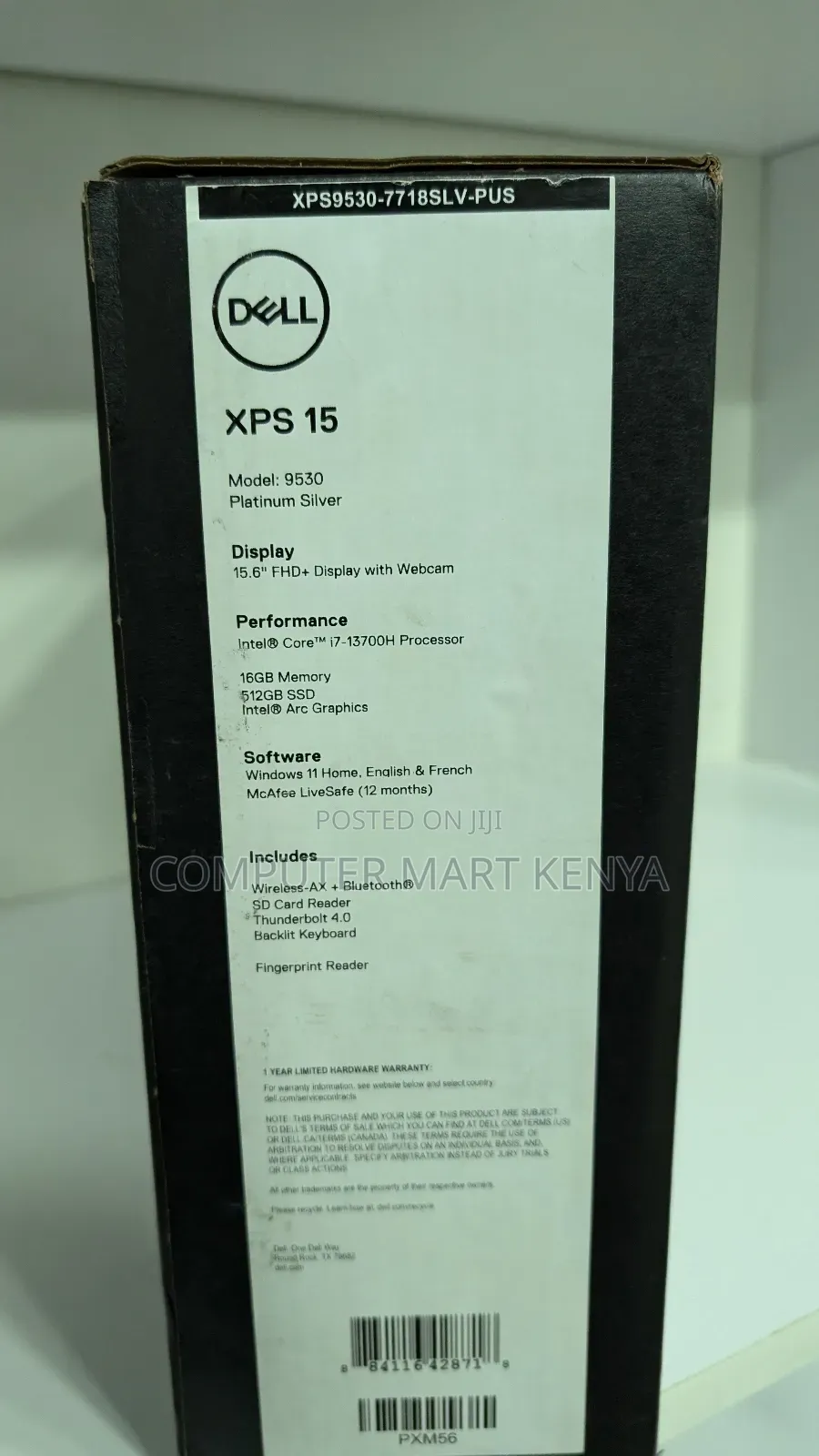 New Laptop Dell XPS 15 9530 16GB Intel Core I7 SSD 512GB