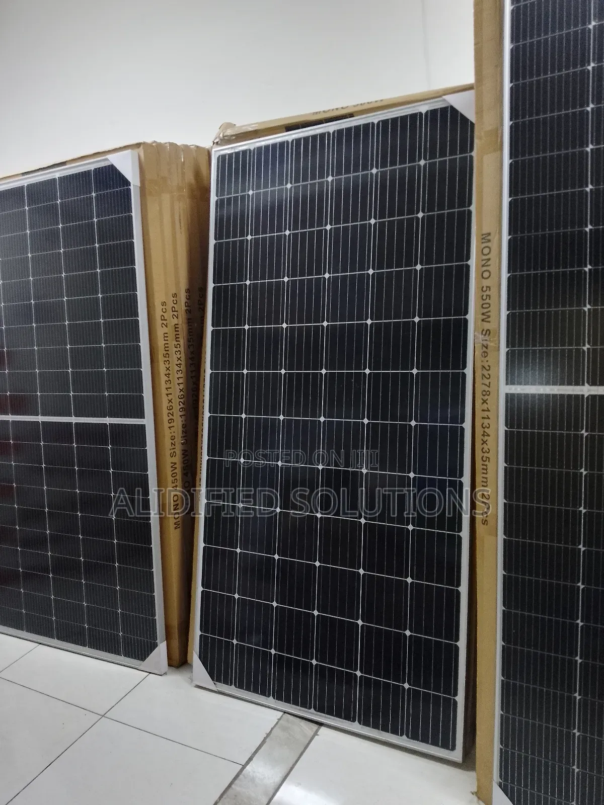 550w All Weather Solar Panel