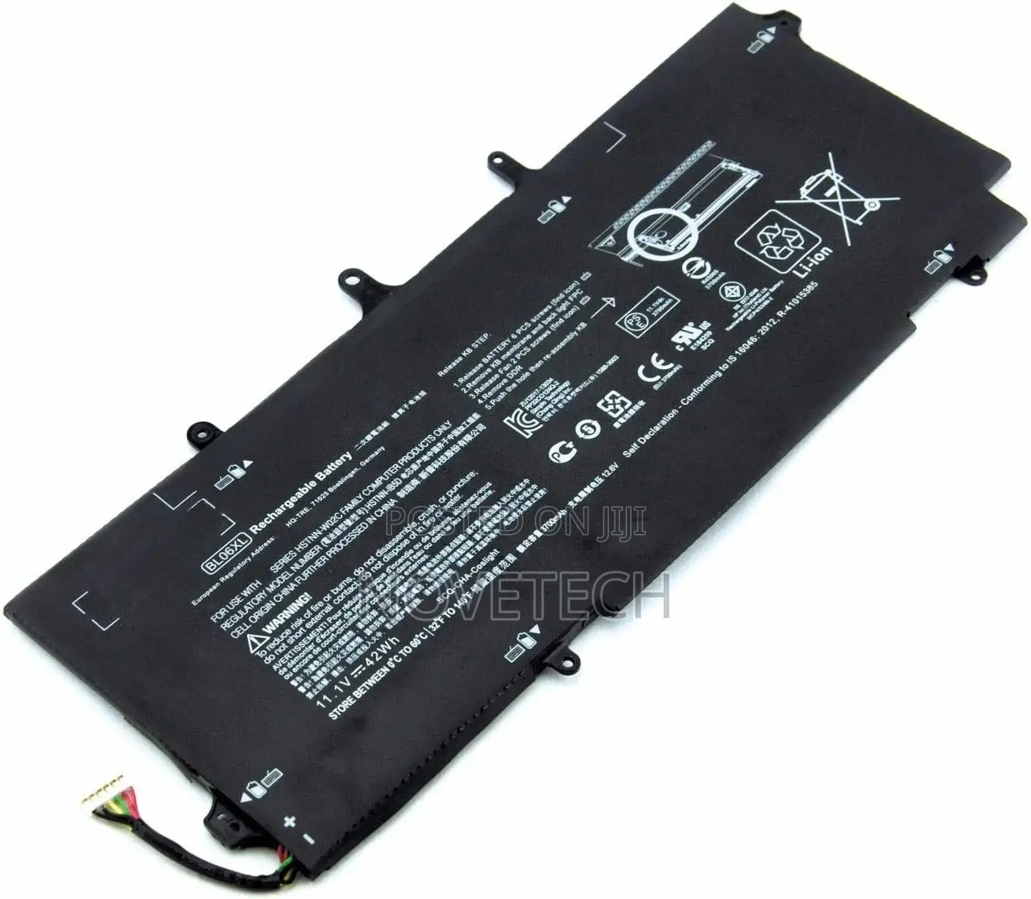 BL06XL BL06 Laptop Battery for HP Elitebook Folio 1040 G1 G2