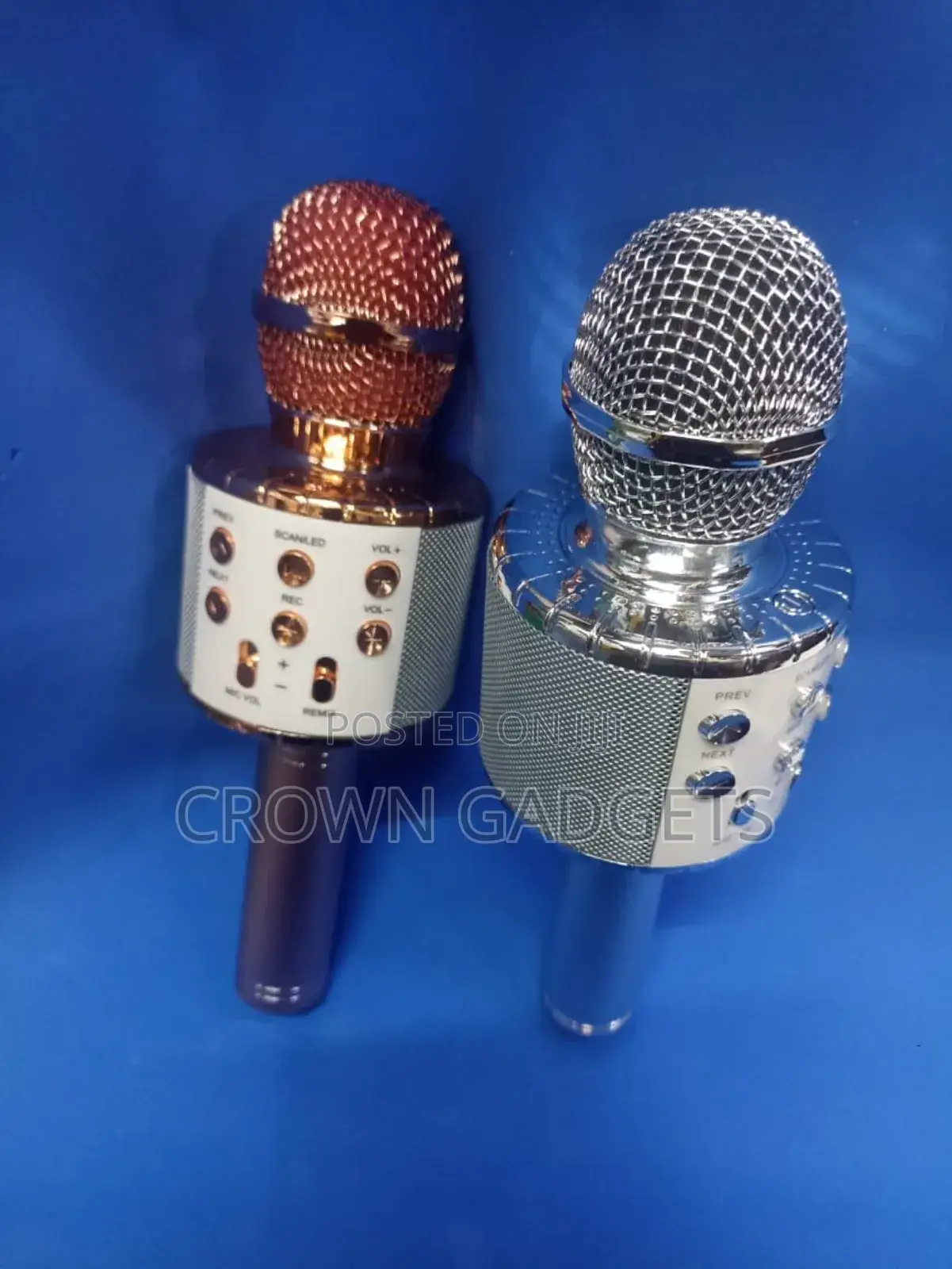 Karaoke Microphone With SD Card Port and Led Lights