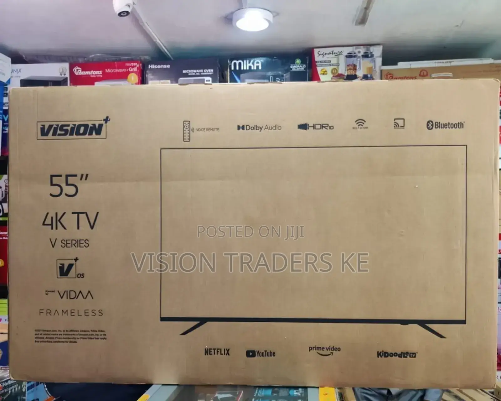 *Vision 55" Smart Vidda Frameless With Dolby Audio