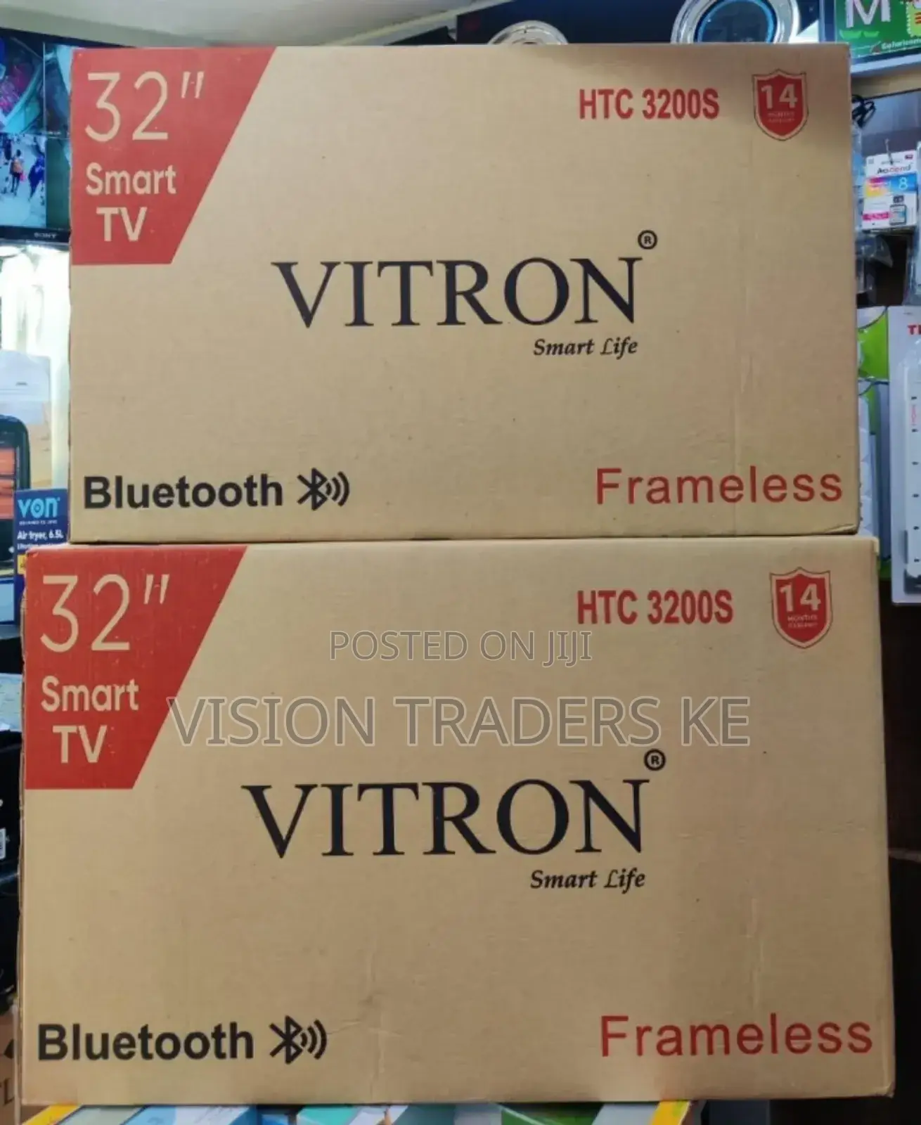 Vitron 32 Smart Android Frameless Tv With Bluetooth