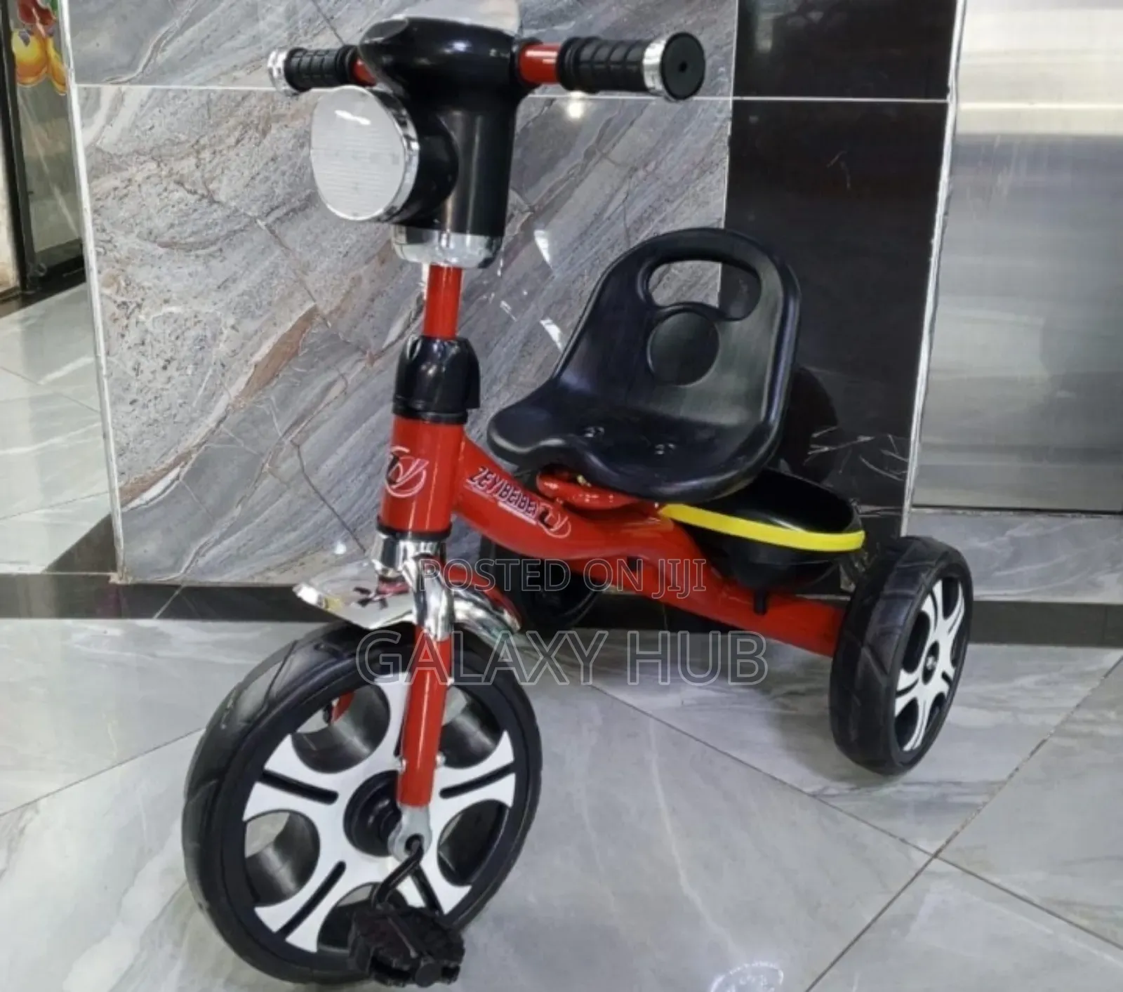 Red Kids Tricycle With Light Bulb