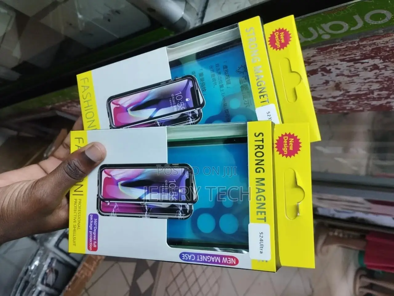 Samsung Galaxy S24 Ultra Case,Magnetic Double-Sided Tempered